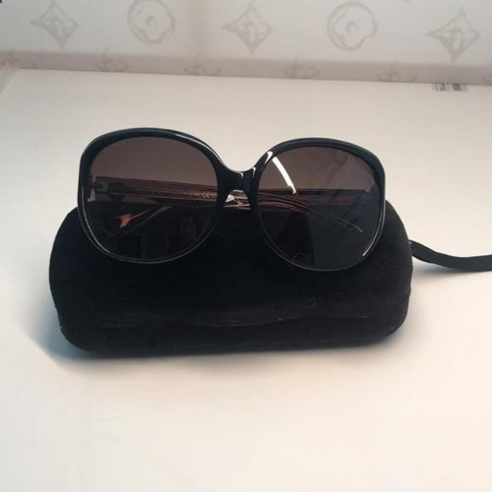 New Authentic Gucci Black Women's Sunglasses GG0080SK 002 - Picture 11 of 11